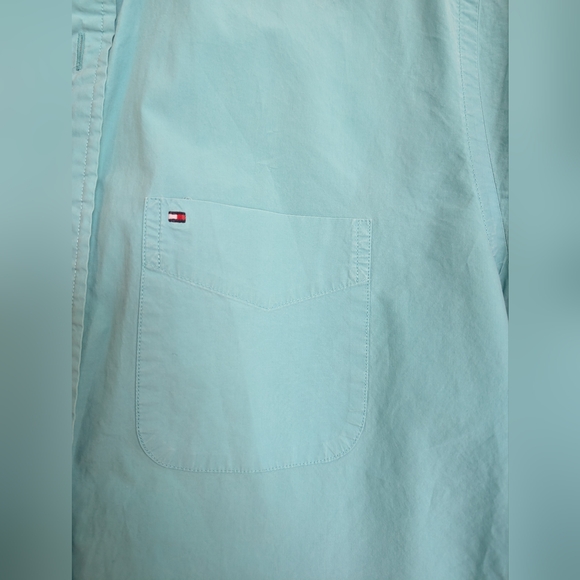 Tommy Hilfiger Short Sleeve Blue Shirt - Picture 5 of 8